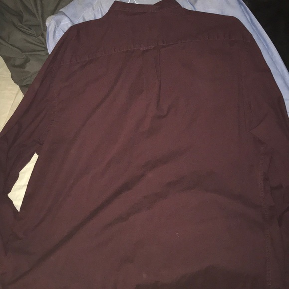 Burgundy Old Navy “The Oxford” Shirt button down - Picture 5 of 5